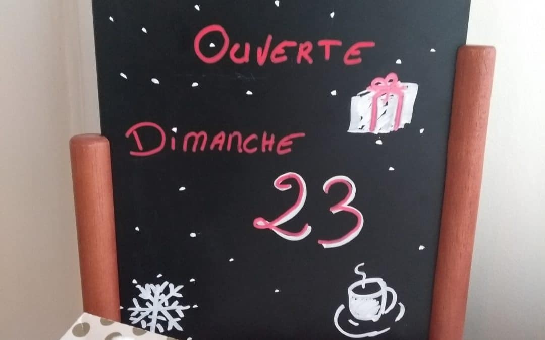 Portes ouvertes : dimanche 23 décembre